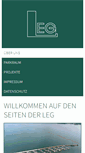 Mobile Screenshot of leg-stralsund.de